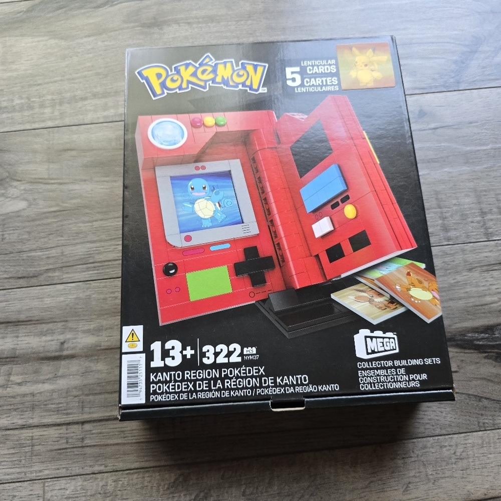 Pokemon Kanto Region Pokedex Blocks Set